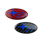 For Subaru Forester XV Outback Impreza Legacy STI WRX BRZ Tribeca Car Steering Wheel Emblem Badge Decals Styling Accessories