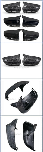 Replacement Mirror Cover For BMW 5 Series G30 G31 Side Rear Mirror Left Hand Driver Carbon Fiber ABS 2017 2018 2019