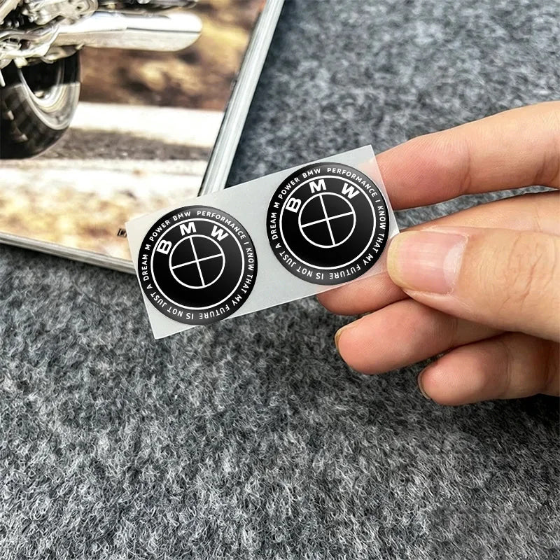 2Pcs Customized Car logo Decal Sticker for BMW E93 F10 F20 F30 F40 F15 F25 F26 F31 F49 F86 M3 M5 X3 G20 G30 Styling Accessories