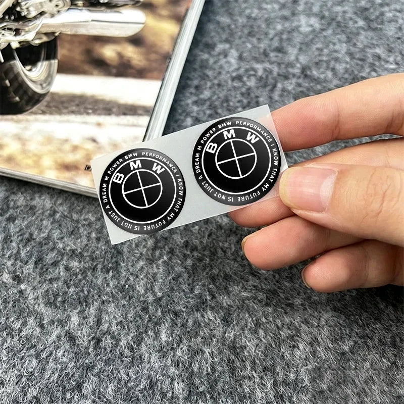 2Pcs Customized Car logo Decal Sticker for BMW E93 F10 F20 F30 F40 F15 F25 F26 F31 F49 F86 M3 M5 X3 G20 G30 Styling Accessories