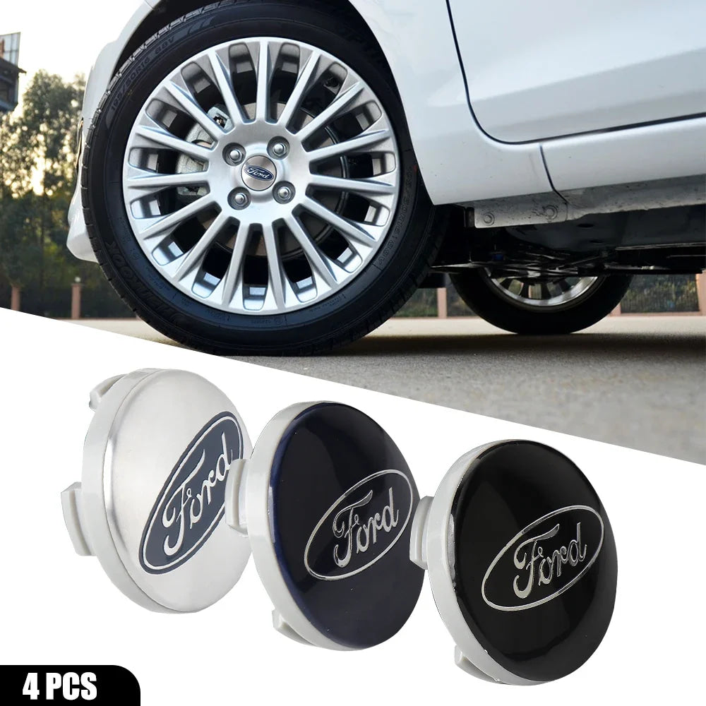 4pcs 54mm Car Styling Wheel Hub Cap Cover Tire Center Hubcaps Auto Accessories For Ford Focus Kuga Mk3 Mondeo Max Fusion Mustang