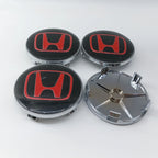 4pcs65mm 68mm For H Honda Mugen Pilot TypeR TypeS Insight CarStyling Wheel Center Hub Caps Cover Replacement Accessoriesstickers