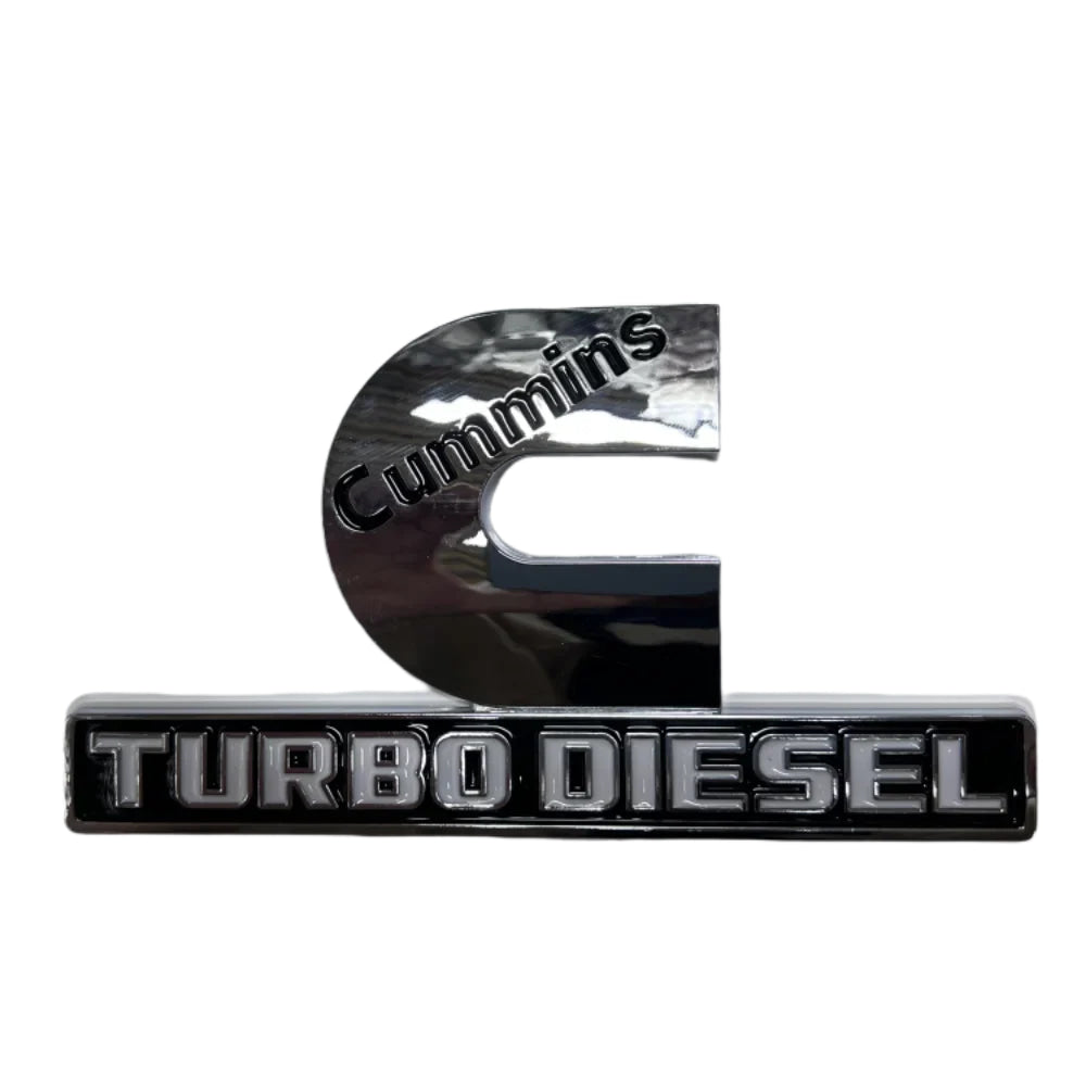 CUMMINS TURBO DIESEL Logo Car Stickers for RAM 1500 2500 Refit Accessories Side Body Decorative Decals