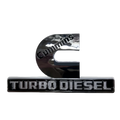CUMMINS TURBO DIESEL Logo Car Stickers for RAM 1500 2500 Refit Accessories Side Body Decorative Decals