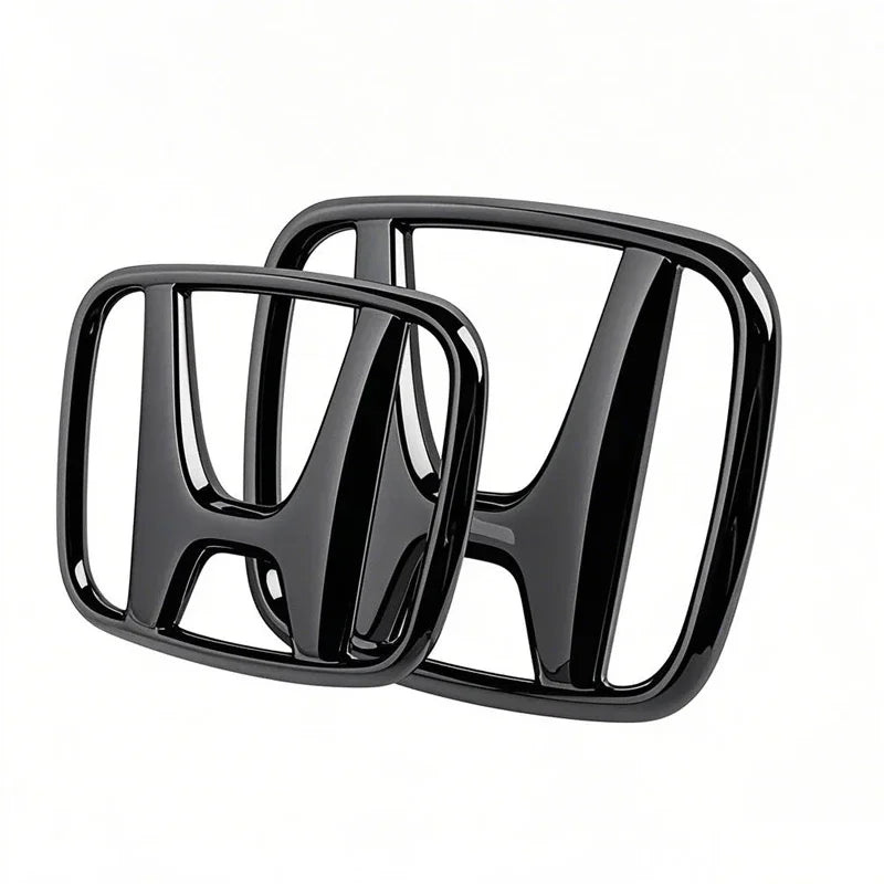 For Honda Accord 2014-2022 8th 9th 9.5th 10th Generation 2PCS 3D Emblems Car Grille Logo Rear Trunk Cover Sticker Accessories