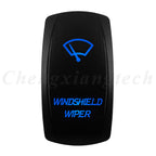 12V 20A Blue Led Car Boat Laser Rocker Switch ON OFF, (ON) OFF, ON OFF ON, (ON) OFF ON, (ON) OFF (ON) Waterproof