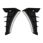 Black Car Fender Side Vents Air Flow Intake Hole Shark 3D Grille Sticker Cover for Ford Focus ST Mondeo Fiesta Kuga Escape Car