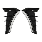 Black Car Fender Side Vents Air Flow Intake Hole Shark 3D Grille Sticker Cover for Ford Focus ST Mondeo Fiesta Kuga Escape Car