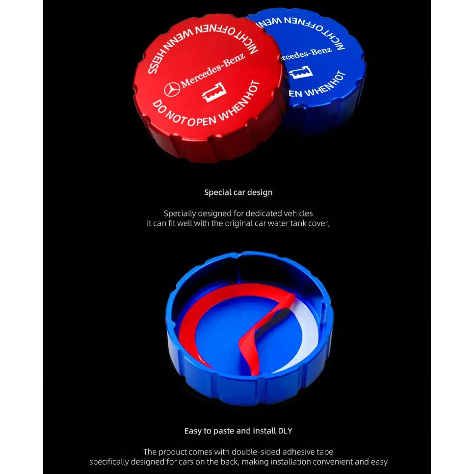 Car Water Tank Cap Protection Cover Accessories Hubcap For Mercedes Benz AMG W204 W205 W203 W211 W212 W213 W201 W210 W169 W220