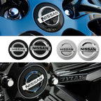 4pcs 54/60MM Car Styling Wheel Center Cap Hub Covers Badge Accessories For Nissan Nismo GTR Qashqai Almera Teana V36 Sylphy Note