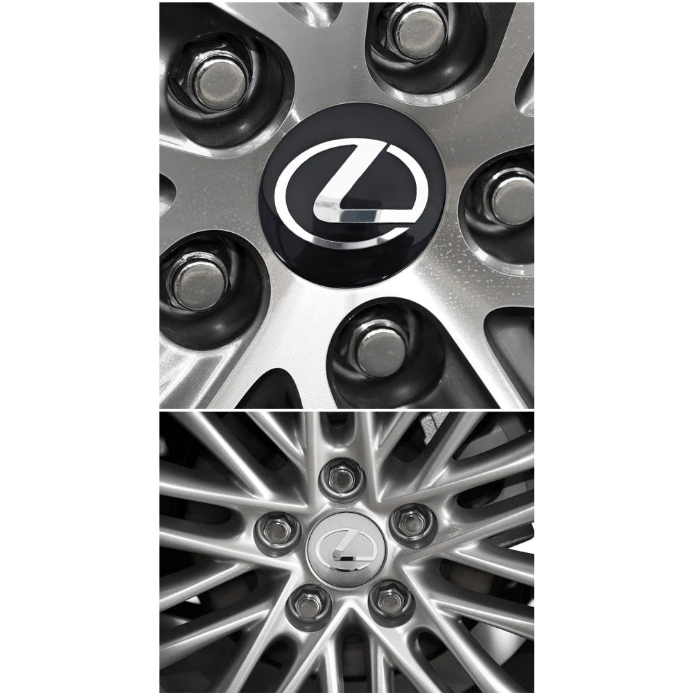 56mm 60mm 65mm Car Wheel Center Emblem Hub Caps Stickers For Lexus RX300 IS200 IS250 ES350 Ct200h UX250h NX300h RX350 ES300h LBX