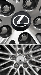 56mm 60mm 65mm Car Wheel Center Emblem Hub Caps Stickers For Lexus RX300 IS200 IS250 ES350 Ct200h UX250h NX300h RX350 ES300h LBX