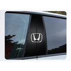 Car Stickers B-Pillar Center Column Decoration Cover Decals Auto Accessorie For Honda Civic FIT CRV Accord Jazz HRV Insight CRZ