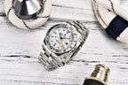 PAGANI DESIGN Vintage 42MM GMT Men's Watch PD1682 Automatic Mechanical Timepiece Sapphire Stainless Steel 100M Waterproof Retro