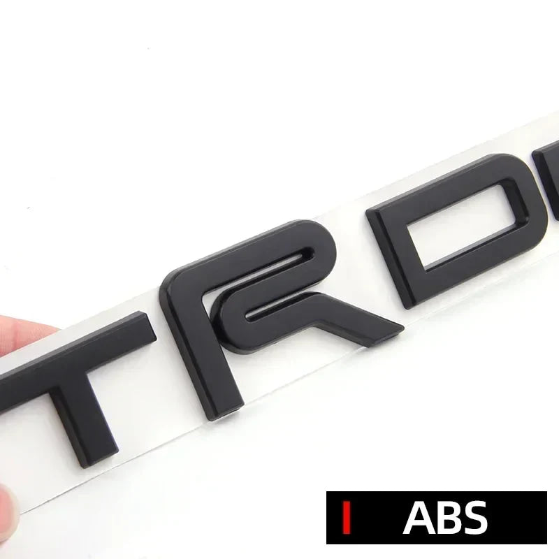 3D Trd Pro Bro Badge Emblem Car Stickers For Toyota Tundra Car Label Rear Trunk Decal Auto rear tail logo body sticker