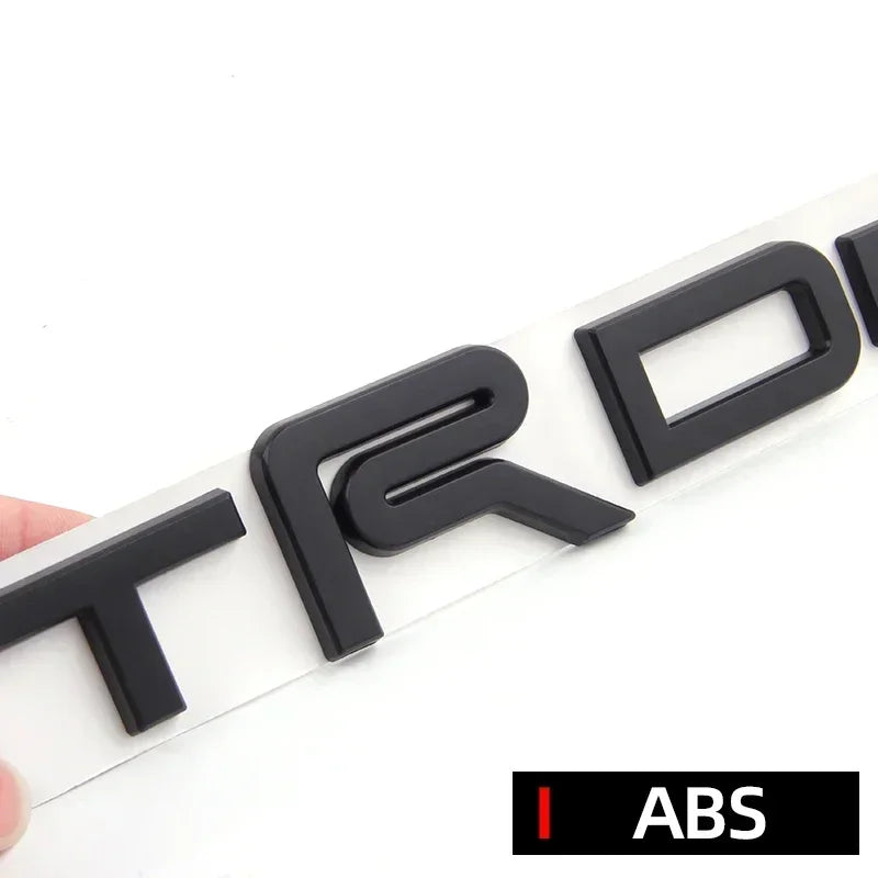 3D Trd Pro Bro Badge Emblem Car Stickers For Toyota Tundra Car Label Rear Trunk Decal Auto rear tail logo body sticker