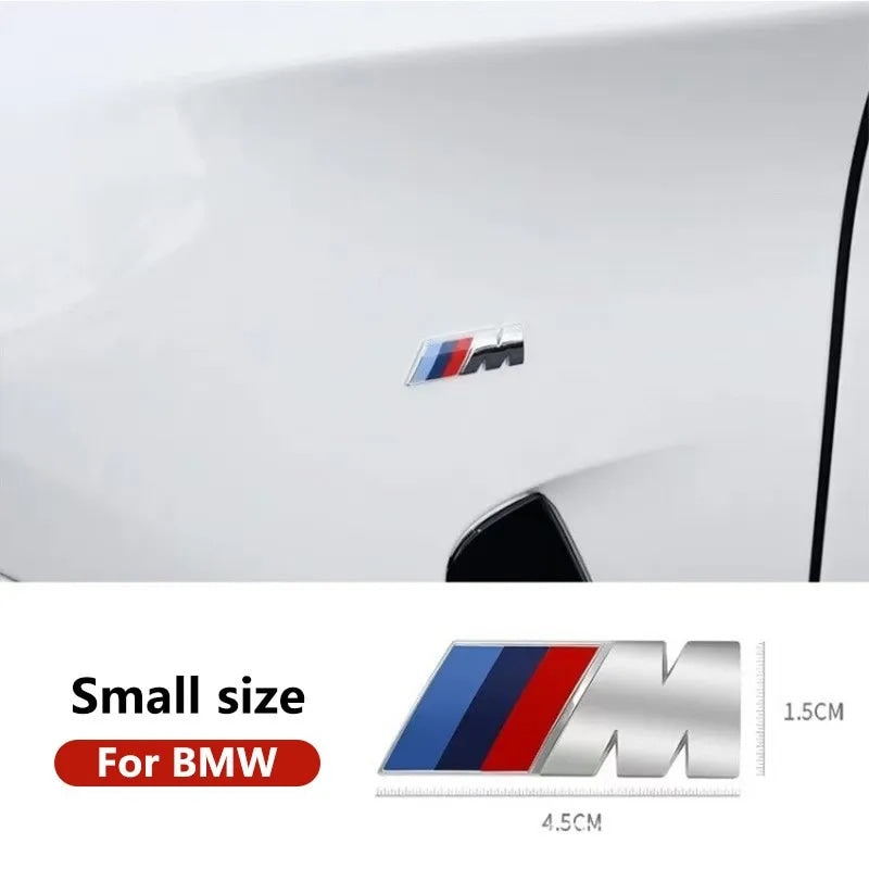 Car Styling Emblem Metal Alloy Car Fender Trunk Badge Stickers For BMW M E46 E90 E60 F30 E39 F20 G30 X1 X3 G01 G02 X5 F16 M3 M4