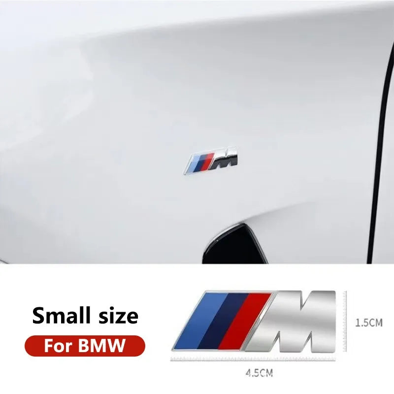 Car Styling Emblem Metal Alloy Car Fender Trunk Badge Stickers For BMW M E46 E90 E60 F30 E39 F20 G30 X1 X3 G01 G02 X5 F16 M3 M4