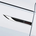1 Pair Car Side Fender Knife Stickers Emblem Badge Decals Trim Styling for Mercedes Benz AMG W203 W206 W220 W205 W211 W212 W201