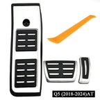 LULECI Car Pedals for Audi AT MT 2009-2024 A4 B8 B9 A6 C7 C8 Q5 High Quality Stainless Steel Accelerator Brake Pedal Cover Pads