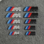 BMW M Tri-Color Emblem Badge for 1/3/5/7 Series X1 X3 X5 X6 Waterproof Fender & Trunk 3D Logo Sticker M Sport Car Accessories
