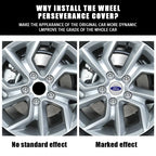 4Pc 65mm 60mm 56mm Car Wheel Center Hub Cap Cover Badge Stickers For Ford F150 Focus Ranger Fiesta Transit Mustang Mondeo Fusion