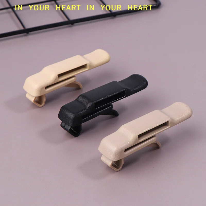 【X】1Pc Rear Seat Belt Fixing Buckle Clip Seat Belt Clip Buckle For 73371-58010 Plastic Belt Holder Car Accessories