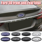 Ford Letter Badge Car Emblem Badge Sticker Front Hood ABS Rear Trunk Tailgate For Fiesta Ranger Mondeo Focus Escape Kuga Edge