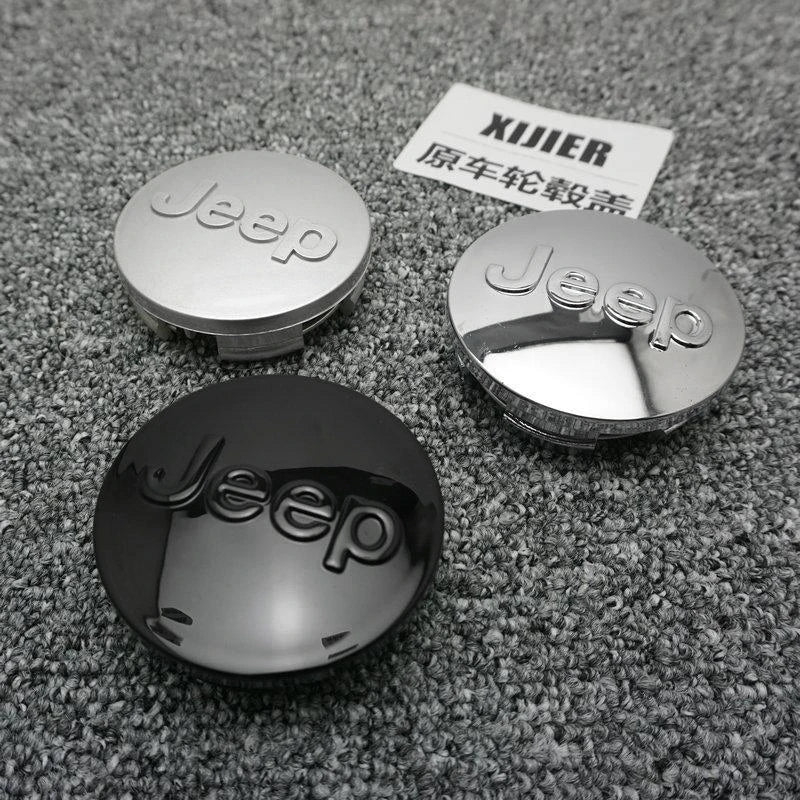 Car Tire Center Cap 63mm/55mm For Jeep Renegade Compass Grand Cherokee Wrangler jk Gladiator Patriot Liberty Commander Trailhawk