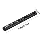 3D Aluminum Car Side Body Trunk Emblem Decoration Sticker For Mercedes Benz AMG Class GLK GLA CLA GLB W108 W447 W204 W205 Fortwo