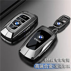 Alloy Metal Car Remote Key Case Cover Car Holder Shell Bag Fob For BMW F30 F20 F02 M3 M5 F10 F18 F22 F01 X3 X4 F06 Accessories
