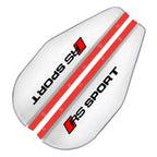 Car Rear View Side Mirror Rain Board Eyebrow Emblem Sticker For Audi Q7 Q3 Q5L Q2L S4 S5 S6 S7 S8 A6L A4L A3 A4 A7 A5 RS3 RS4
