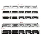 1PCS ABS Sierra sticker for GMC rear compartment car  sticker emblem
