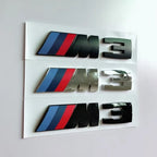 Suitable For BMW Group M3 Emblem Standard Trunk Tail Standard ABS Logo Sticker For BMW E30 E46 E36 E90/E92/E93 F80 GTS CRT CSL