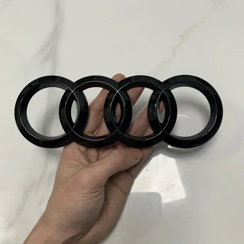 Replaced Accessories for Audi A3 2010-2020 2020-2024 Car Hood Front Grill Rear Trunk Emblem Badge Sticker Quattro Sline 35TFSI