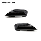 2pcs For Infiniti Q50 and Q50 Sport Car Bumper Sequential Amber Turn Signal Replace Switchback white LED Daytime Running Light