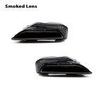 2pcs For Infiniti Q50 and Q50 Sport Car Bumper Sequential Amber Turn Signal Replace Switchback white LED Daytime Running Light