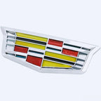 6.3cm 9.2cm Metal Alloy Car Trunk Emblem Side Body Sticker C-Pillar Label Window Badge Decoration for Cadillac XT5 ATSL XTS SRX