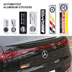 3D Aluminum Car Side Body Trunk Emblem Decoration Sticker For Mercedes Benz AMG Class GLK GLA CLA GLB W108 W447 W204 W205 Fortwo