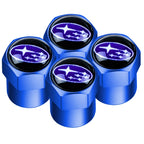wheel tire Valve Cap Car+accessories Alloy For Subaru WRX STI Tribeca Crosstrek XV Forester BRZ Impreza Smart Outback stickers
