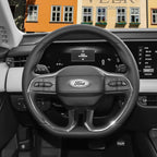 Car Styling Steering Wheel Center Cover Sticker Badge Decor Auto Accessories For Ford Focus Mk4 Kuga Fiesta Mk7 Explorer Mustang