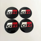 4Pcs 56mm GR Sport Logo Car Wheel Center Hub Caps Stickers Rim Decal For Toyota Corolla 86 Supra CHR Yaris Camry Prius Rav4 Auto