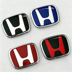 Honda Car Steering Wheel Logo Emblem H Badge Sticker for Honda Civic Accord CR-V Fit HRV Odyssey Vezel Auto Interior Accessories