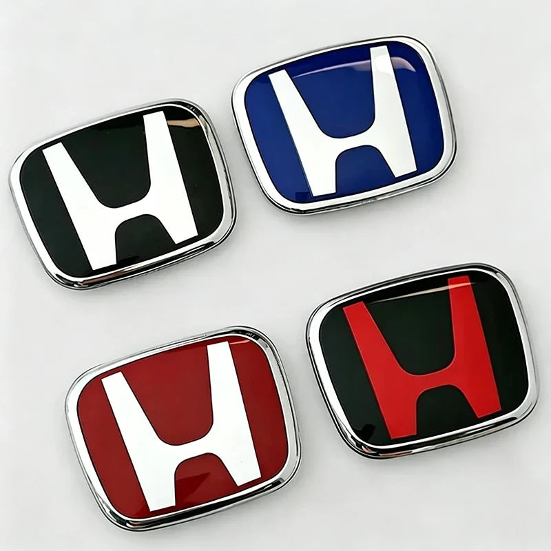 Honda Car Steering Wheel Logo Emblem H Badge Sticker for Honda Civic Accord CR-V Fit HRV Odyssey Vezel Auto Interior Accessories