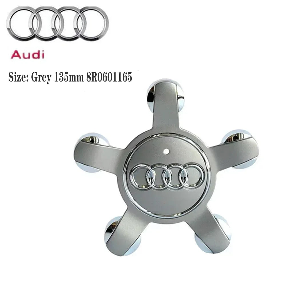 Car Wheel Center Cap Hub Covers 4pcs 60mm 61mm 68mm 69mm 135mm 4B0601170 4F0601165N A3 A4 A5 A6 A7 A8 S4 Q3 Q5 Q7 Accessories