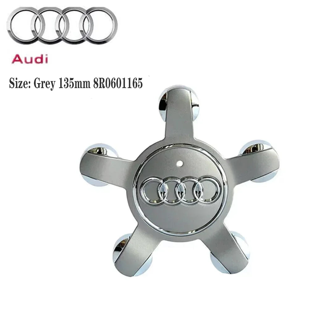 Car Wheel Center Cap Hub Covers 4pcs 60mm 61mm 68mm 69mm 135mm 4B0601170 4F0601165N A3 A4 A5 A6 A7 A8 S4 Q3 Q5 Q7 Accessories
