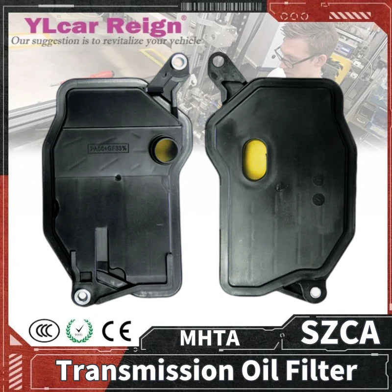 SZCA MHTA Automatic Transmission Oil Filter For Honda Civic Hybrid 1.3L L4 2003-2008 Honda Insight Base 25420PHT003 21814RPS000