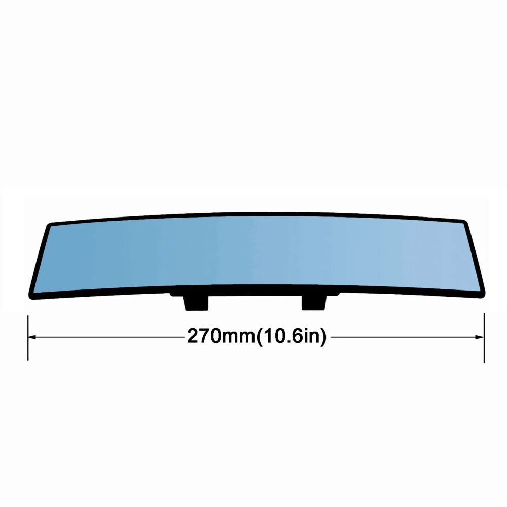 Universal Anti glare Wide Angle Convex Rearview Mirror Car Interior Rear View Baby Child Seat Watch Blue Sun Visor Goggle Safety