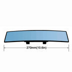 Universal Anti glare Wide Angle Convex Rearview Mirror Car Interior Rear View Baby Child Seat Watch Blue Sun Visor Goggle Safety