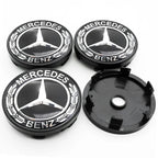 4Pcs 60mm 75mm Car Wheel Center Hub For Mercedes Benz AMG class W205 W203 GLC GLK W206 W220 W211 A180 Cap Rim Cover Accessories